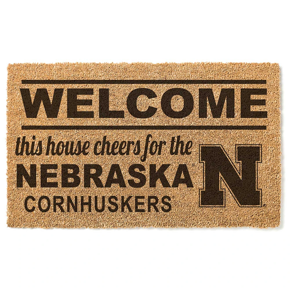 Nebraska Huskers 18" x 30" Welcome Doormat