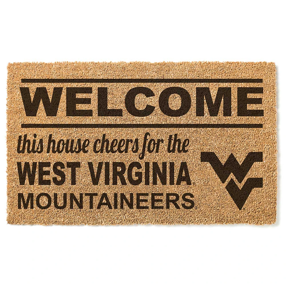 West Virginia Mountaineers 18" x 30" Welcome Doormat