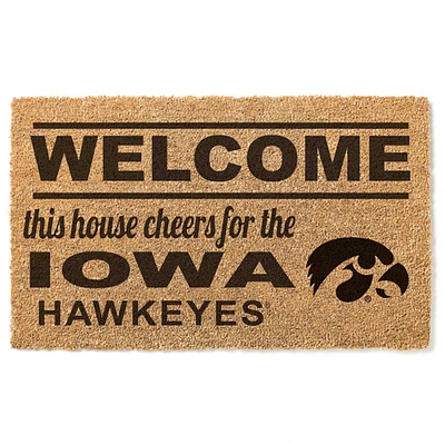 Iowa Hawkeyes 18" x 30" Welcome Doormat