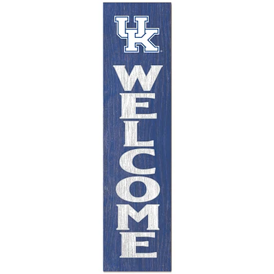 Kentucky Wildcats 12'' x 48'' Welcome Outdoor Leaner