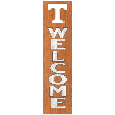 Tennessee Volunteers 12'' x 48'' Welcome Outdoor Leaner