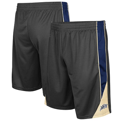Men's Colosseum Charcoal Navy Midshipmen Team Turnover Shorts