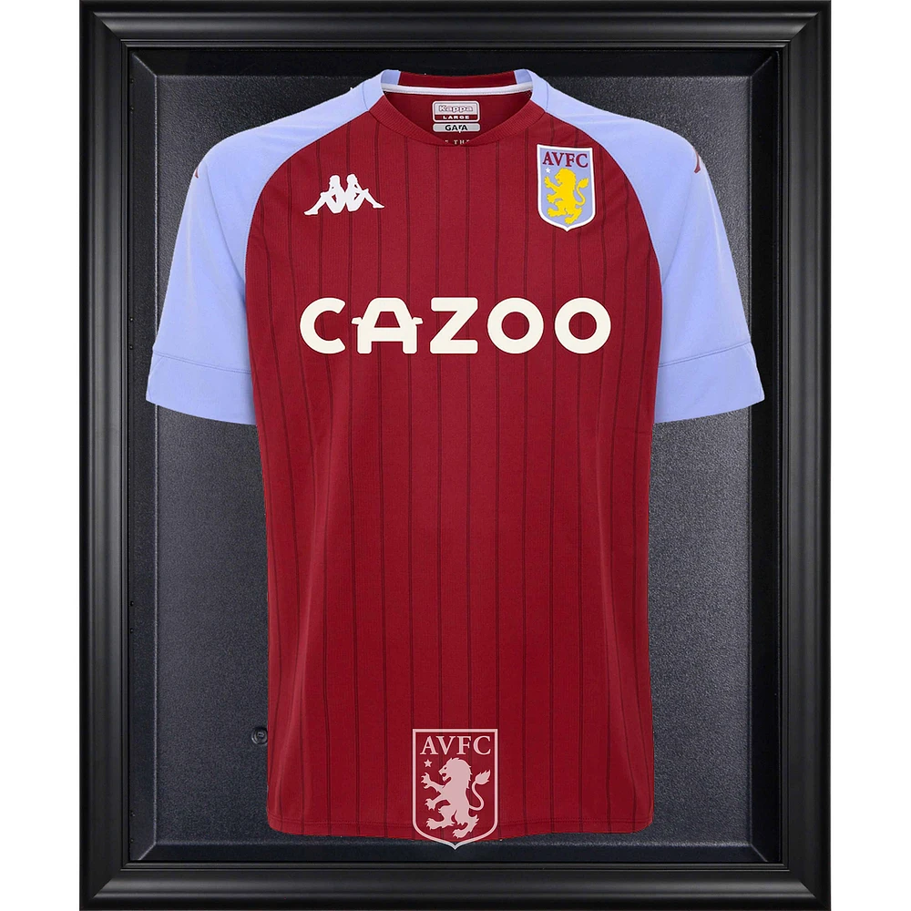 Aston Villa Black Framed Team Logo Jersey Display Case
