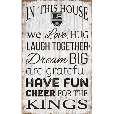 Los Angeles Kings 11'' x 19'' Team In This House Sign