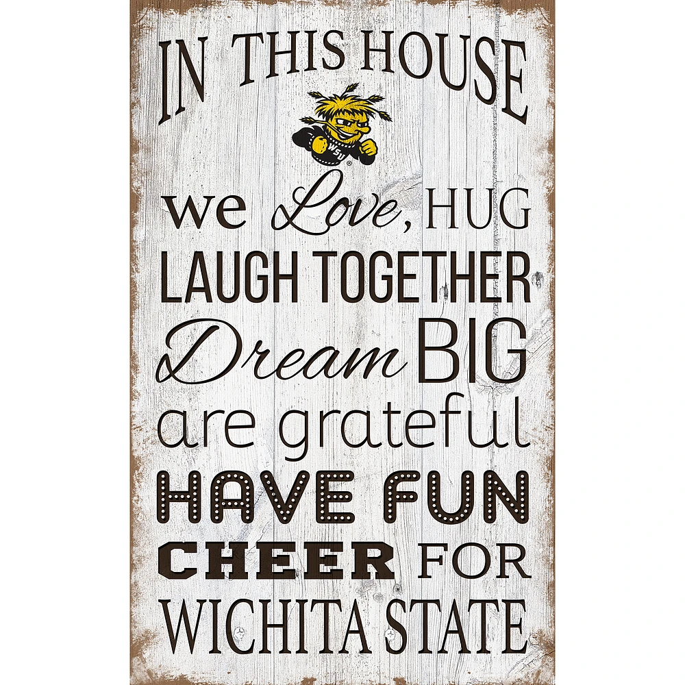 Wichita State Shockers 11'' x 19'' Team In This House Sign