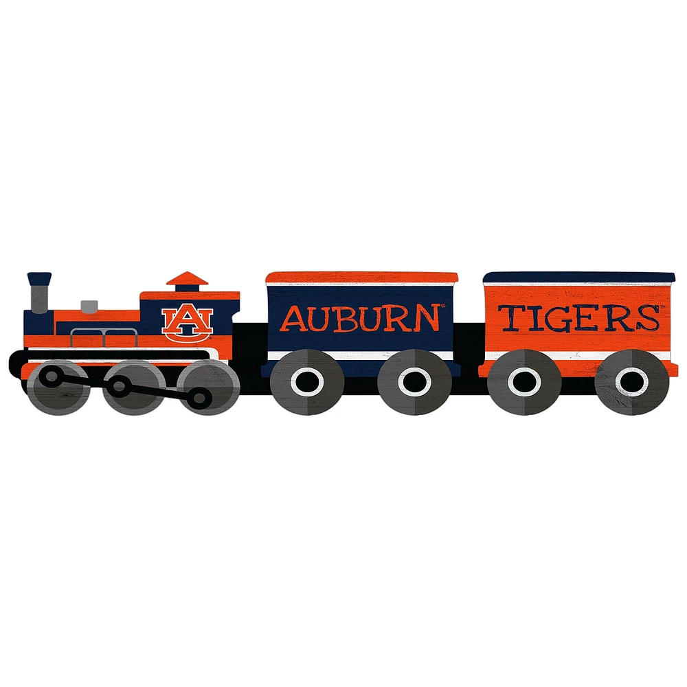 Auburn Tigers 6'' x 24'' Train Cutout Sign