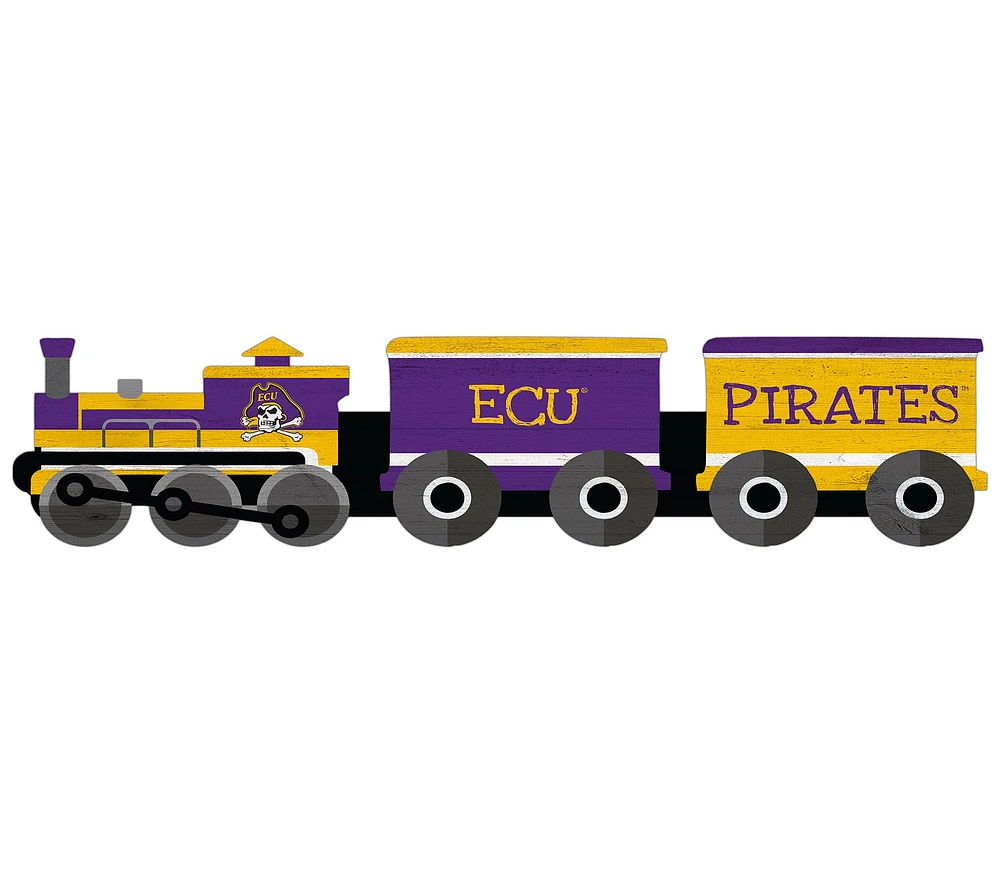 ECU Pirates 6'' x 24'' Train Cutout Sign
