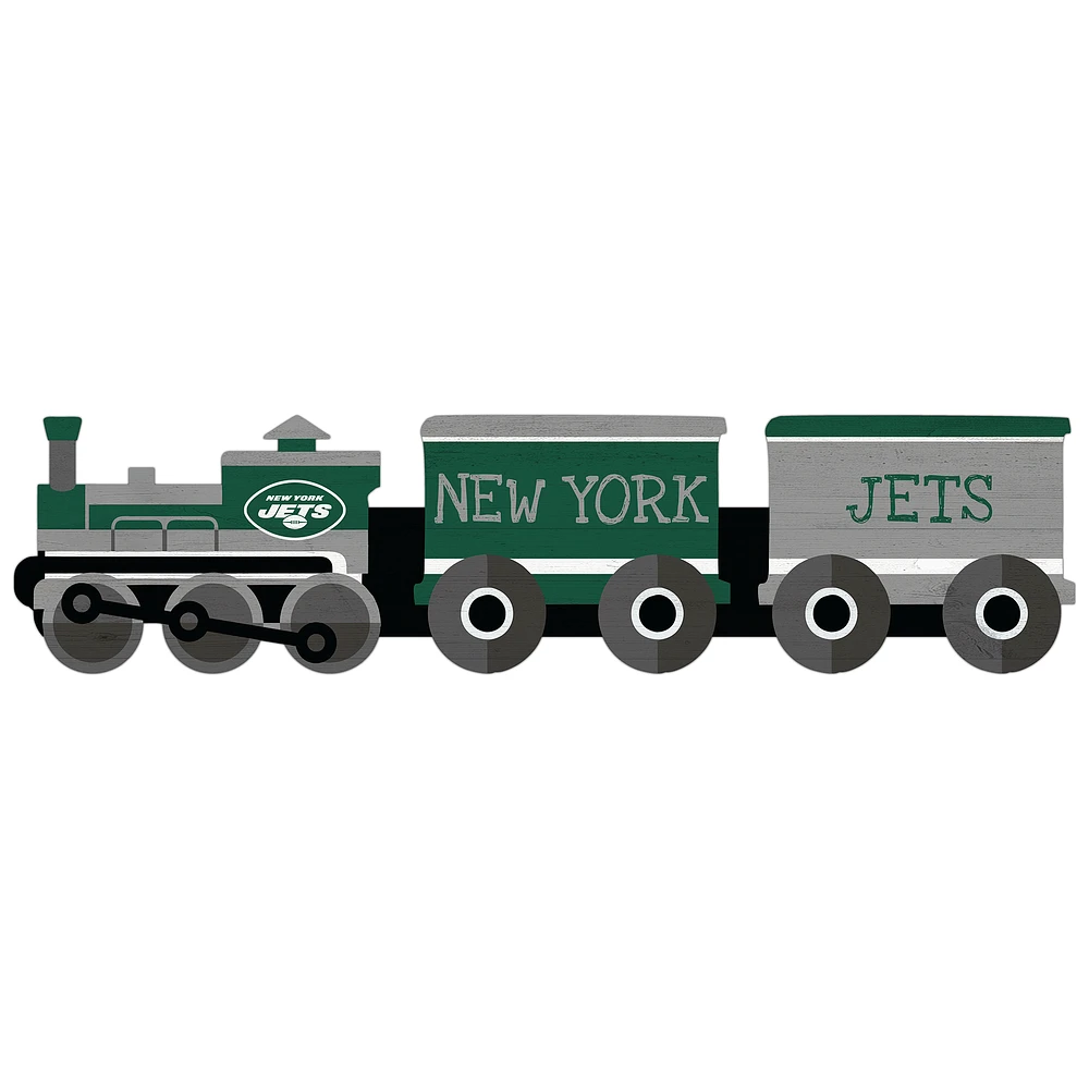 New York Jets 6'' x 24'' Train Cutout Sign