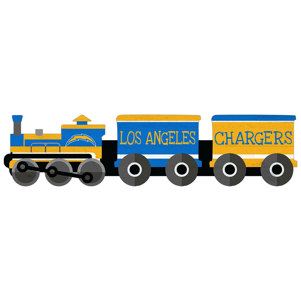 Los Angeles Chargers 6'' x 24'' Train Cutout Sign
