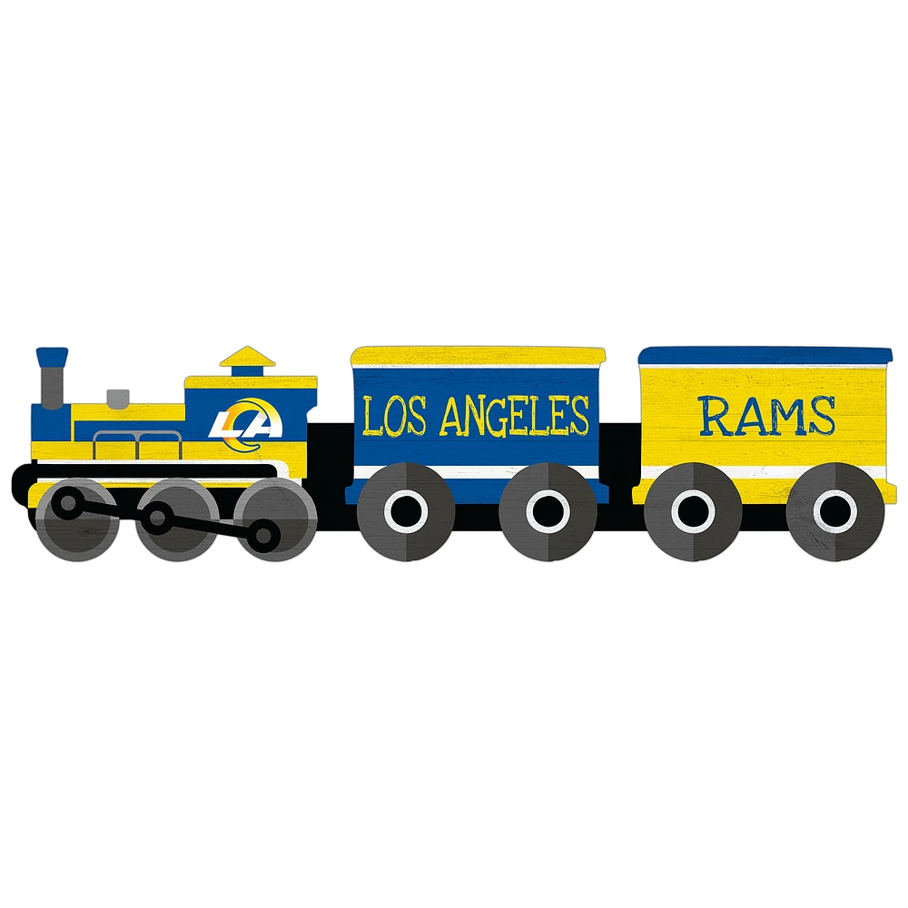 Los Angeles Rams 6'' x 24'' Train Cutout Sign