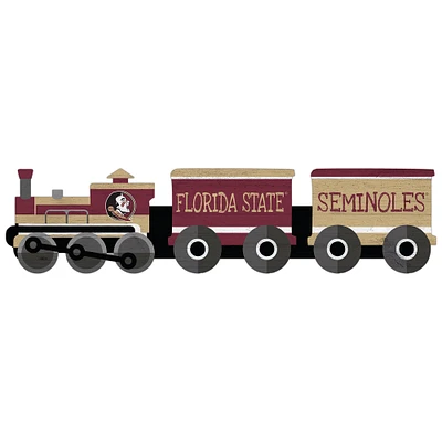 Florida State Seminoles 6'' x 24'' Train Cutout Sign