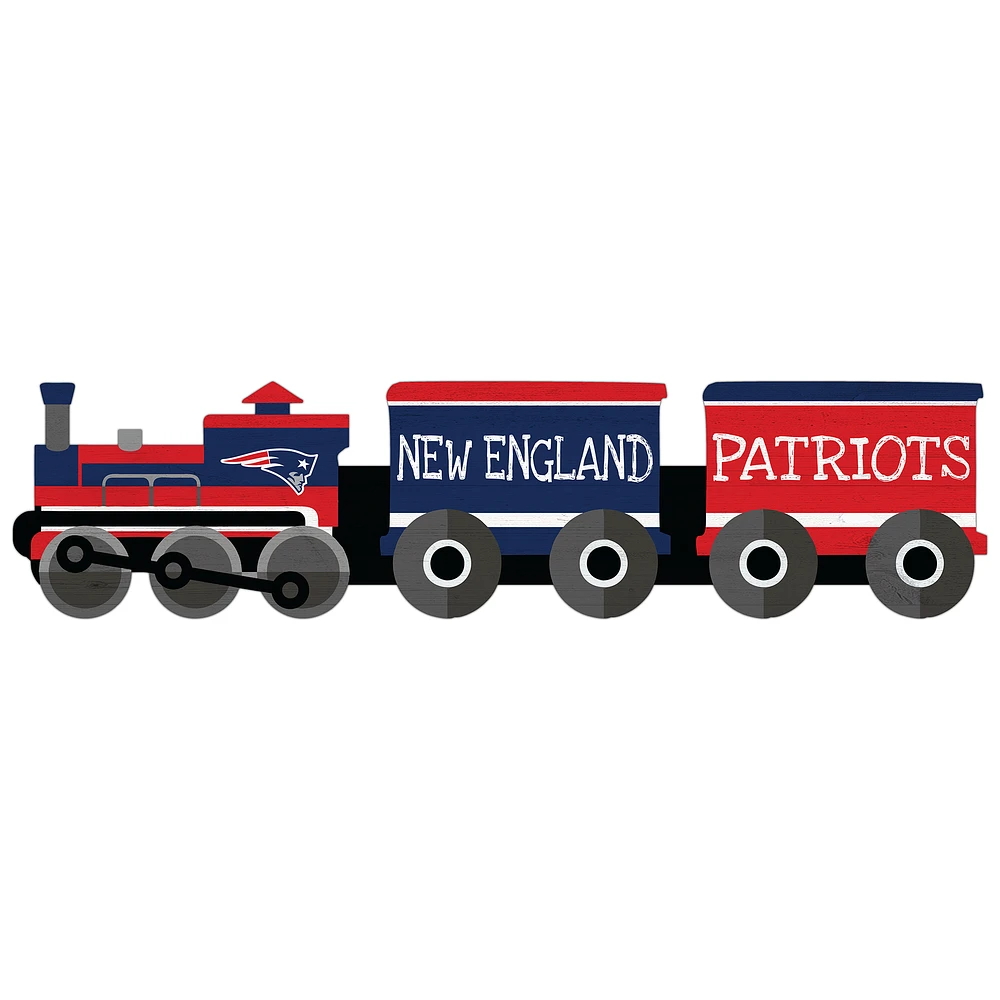 New England Patriots 6'' x 24'' Train Cutout Sign