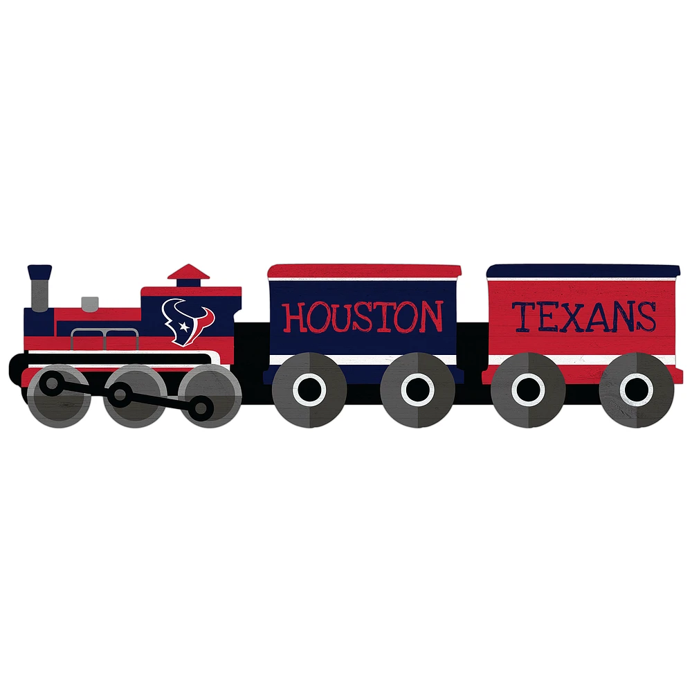 Houston Texans 6'' x 24'' Train Cutout Sign