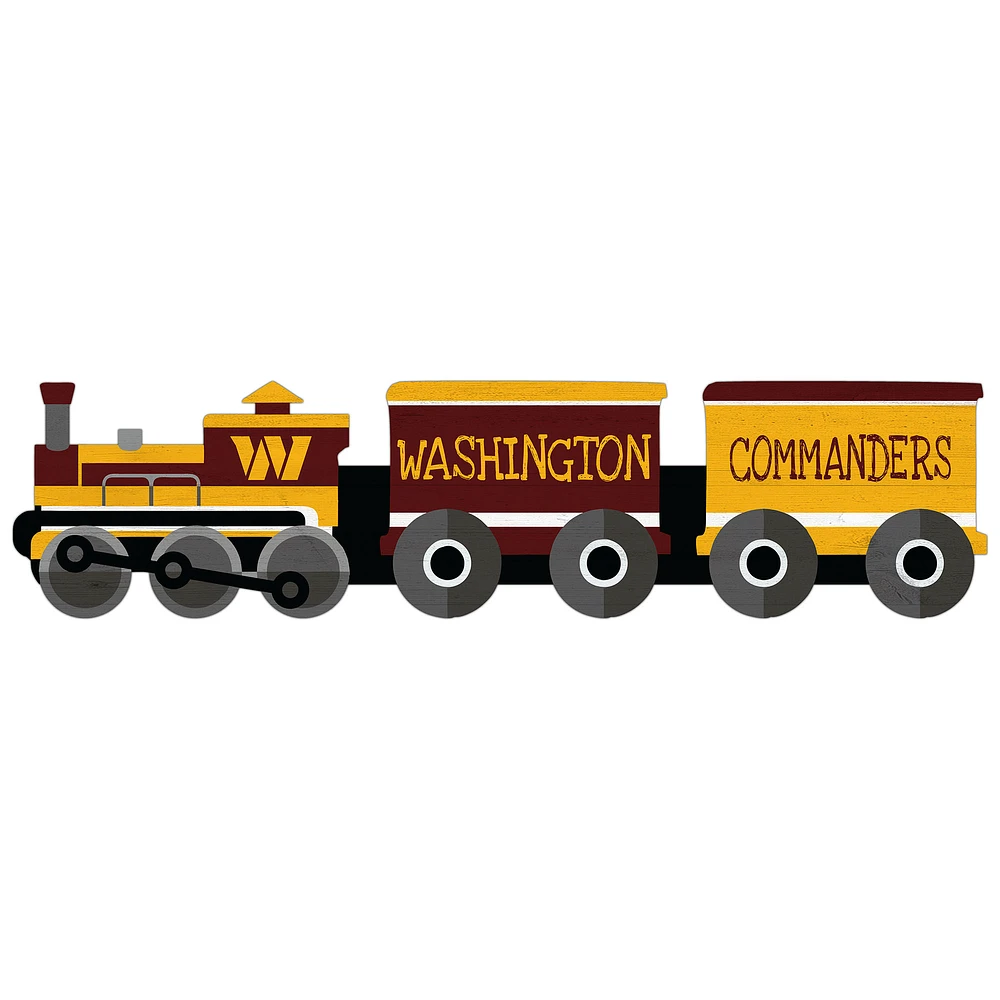 Washington Commanders 6'' x 24'' Train Cutout Sign