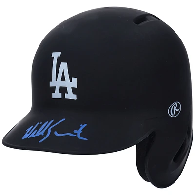 Will Smith Los Angeles Dodgers Autographed Matte Mini Batting Helmet