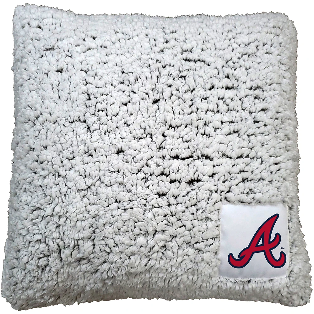 Atlanta Braves 16'' x 16'' Frosty Sherpa Pillow