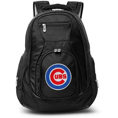 MOJO Black Chicago Cubs 19" Premium Laptop Backpack