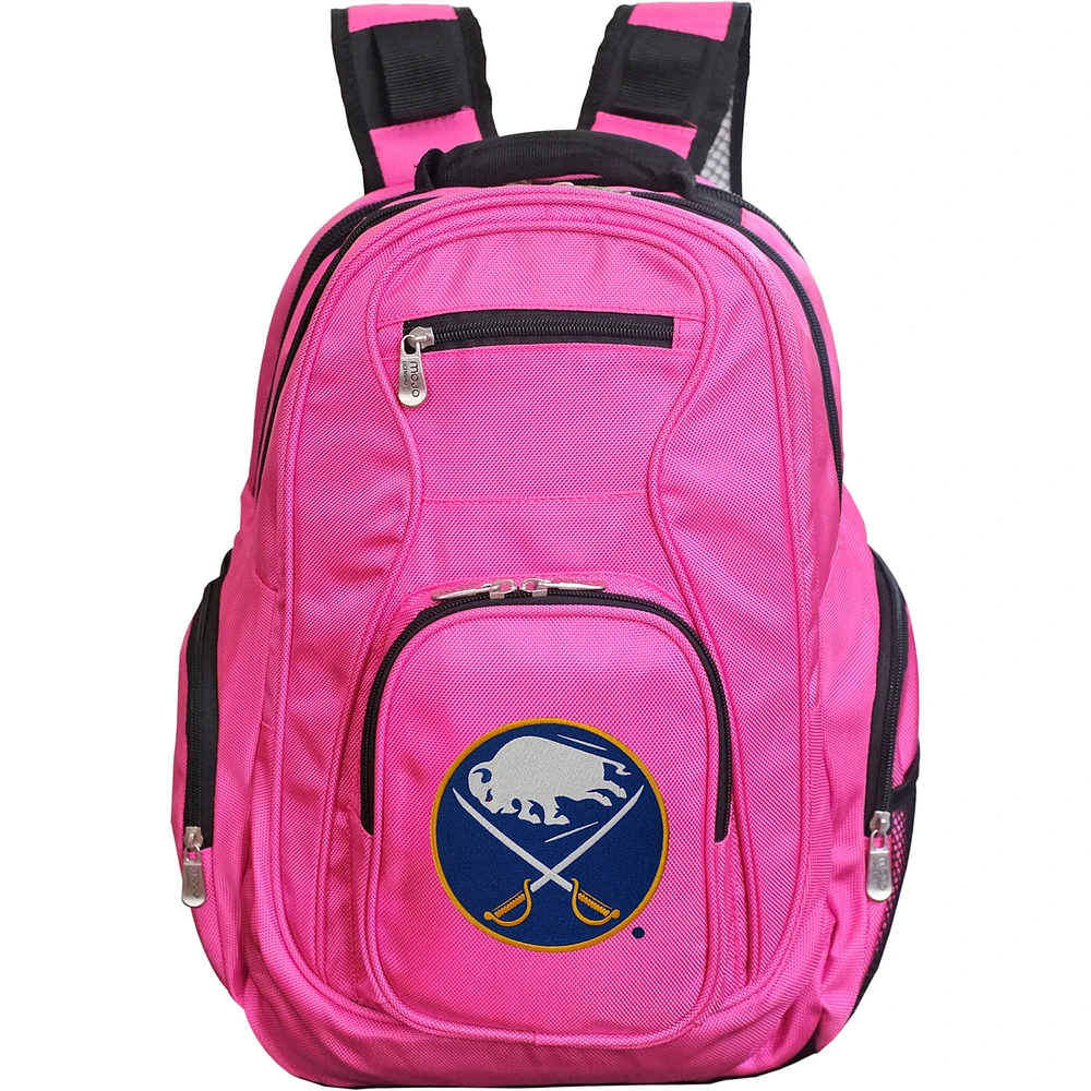 MOJO Pink Buffalo Sabres 19" Premium Laptop Backpack