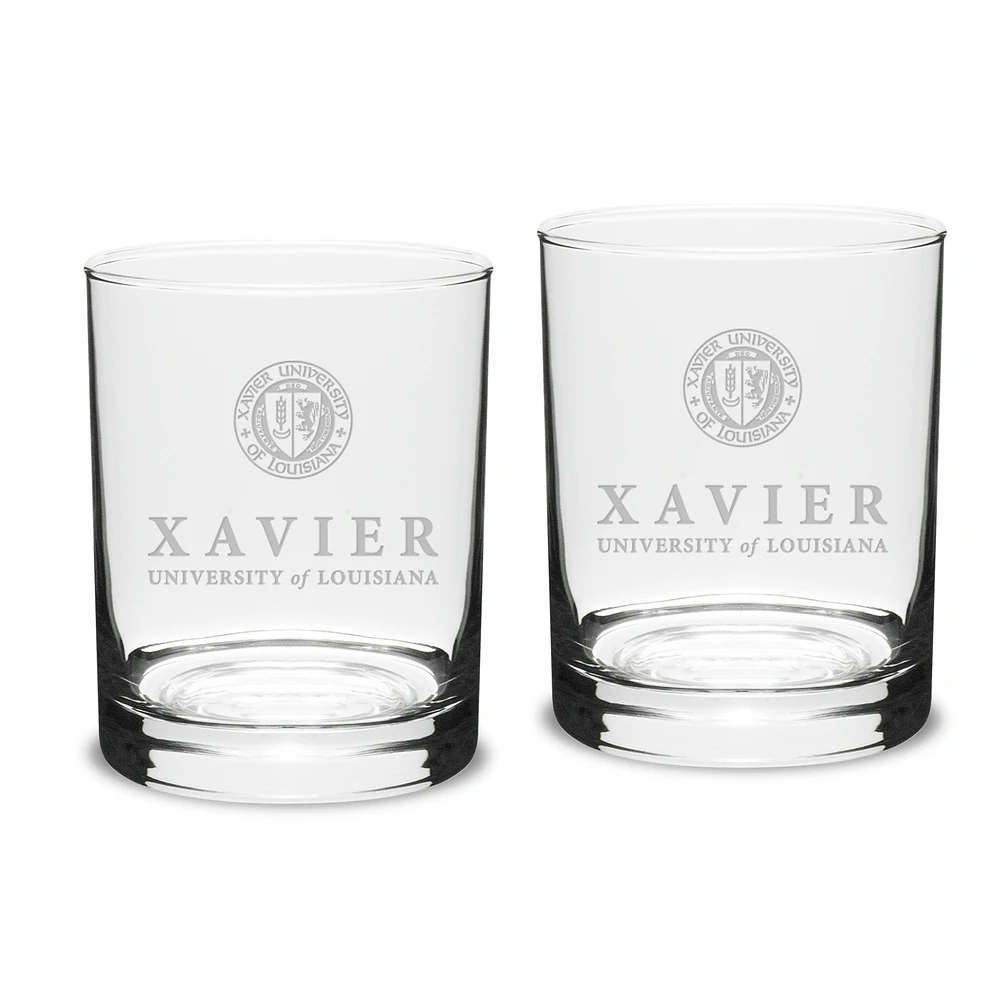 XULA Gold 14oz. 2-Piece Classic Double Old-Fashioned Glass Set
