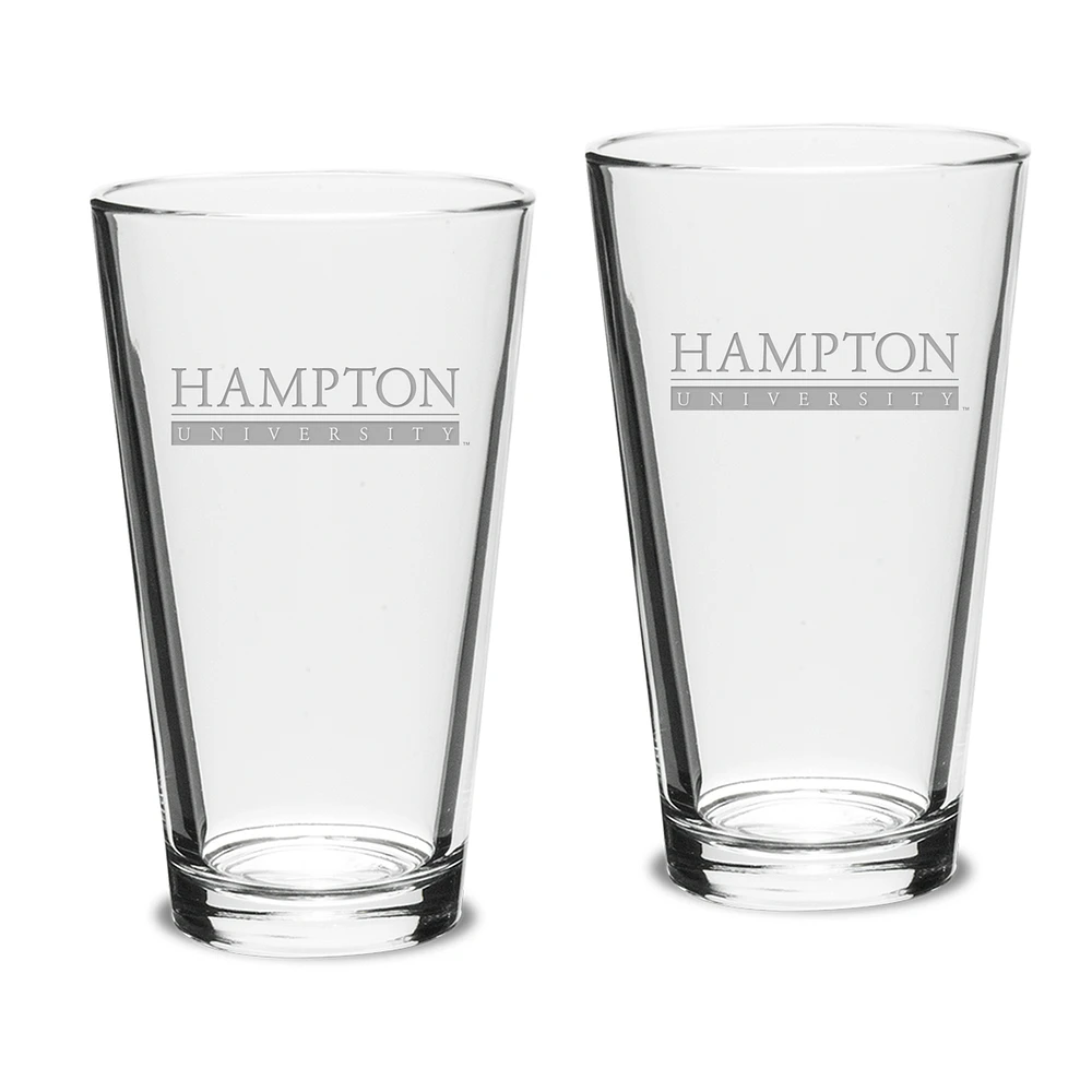 Hampton Pirates 2-Piece 16oz. Classic Pub Glass Set