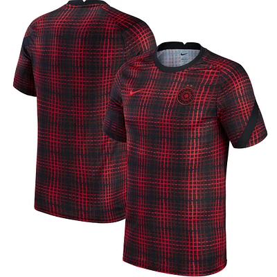 Men's Nike Black Portland Thorns FC 2021/2022 Pre-Match Performance Top