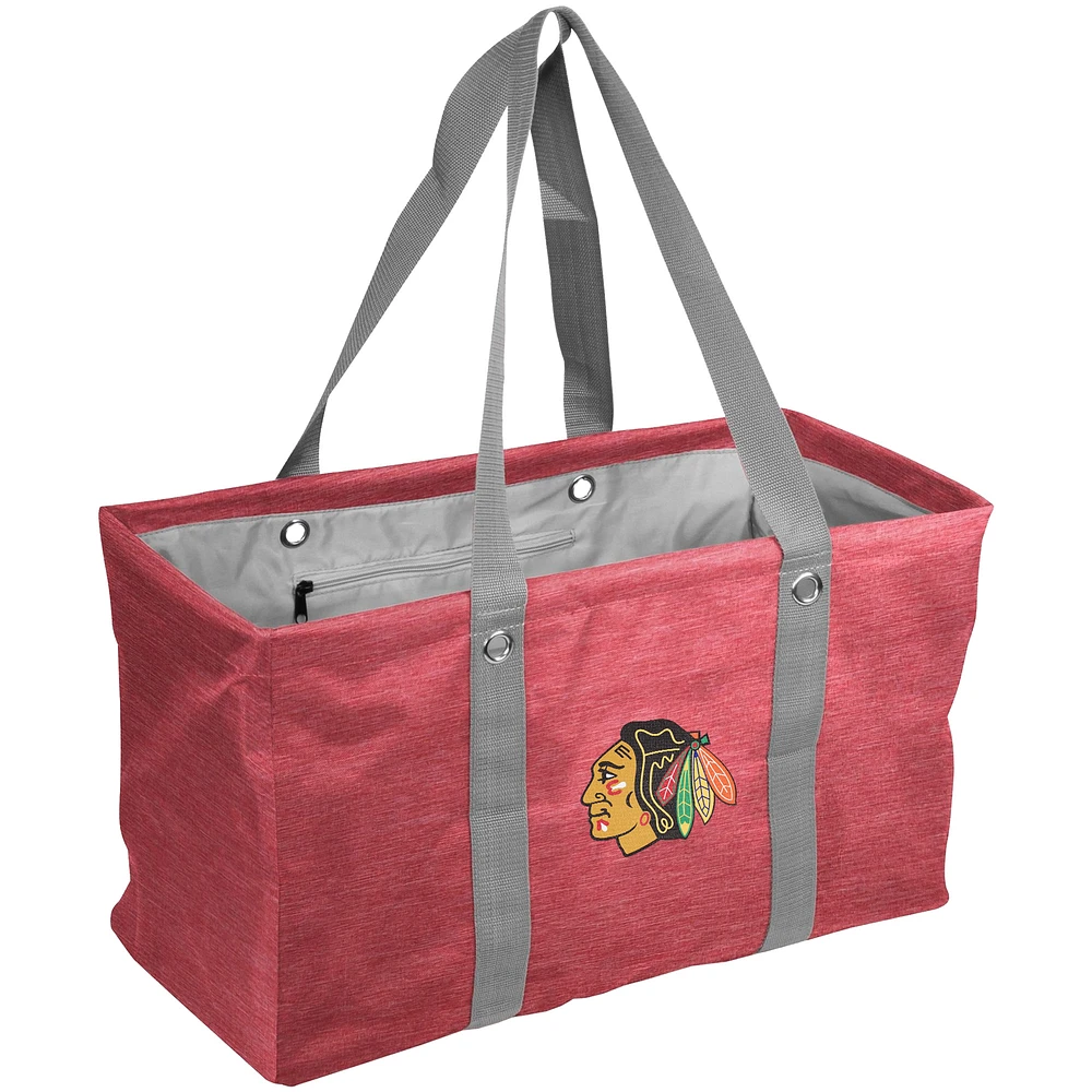 Chicago Blackhawks Crosshatch Picnic Caddy Tote Bag