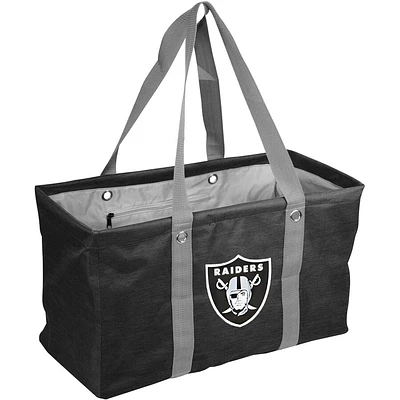 Las Vegas Raiders Crosshatch Picnic Caddy Tote Bag