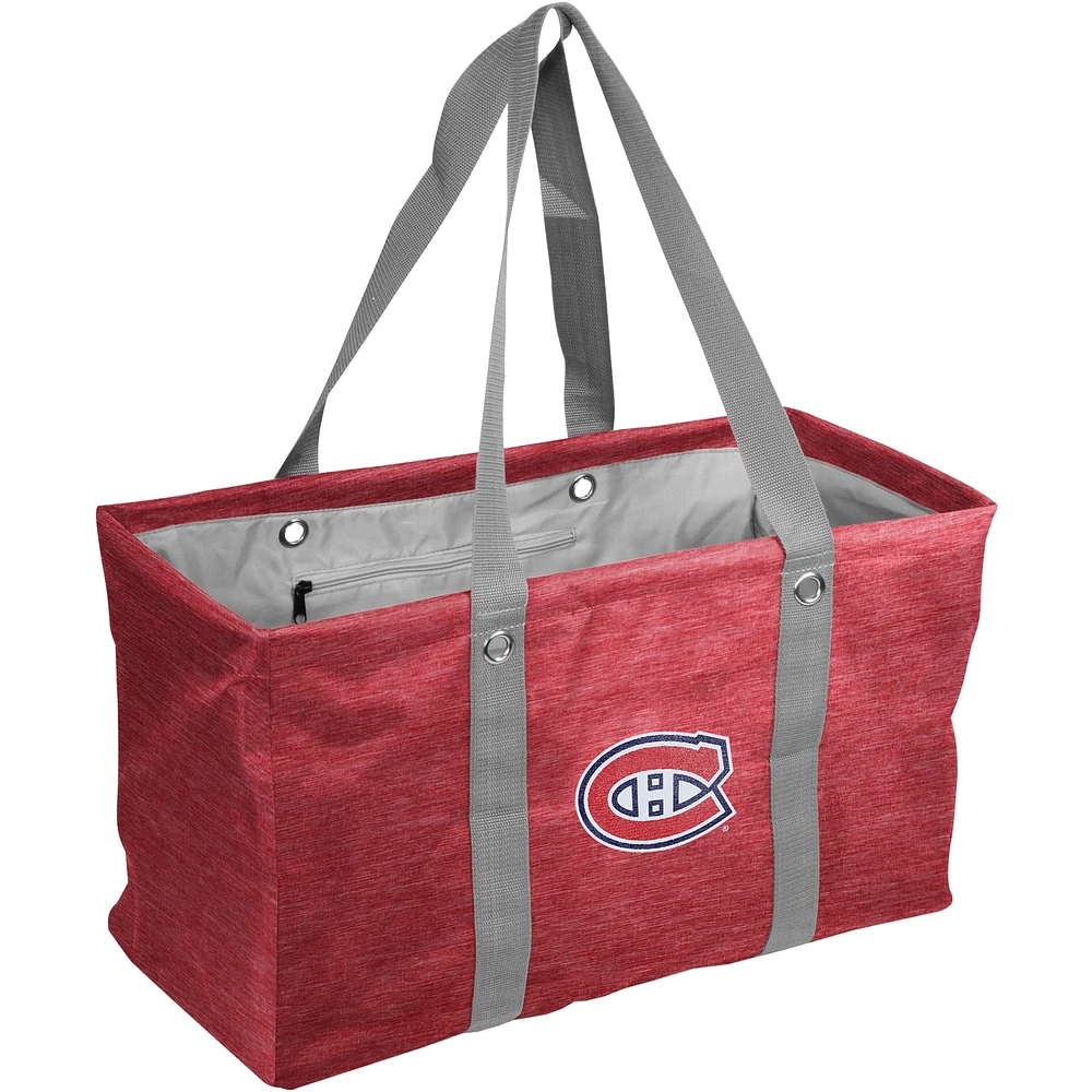 Montreal Canadiens Crosshatch Picnic Caddy Tote Bag