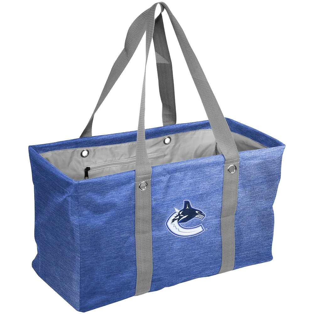 Vancouver Canucks Crosshatch Picnic Caddy Tote Bag