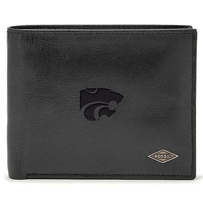 Men's Fossil Kansas State Wildcats Leather Ryan RFID Passcase Wallet