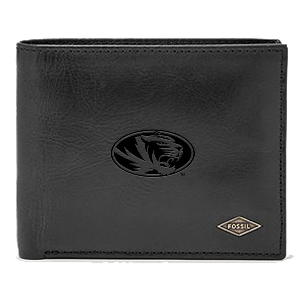 Men's Fossil Missouri Tigers Leather Ryan RFID Passcase Wallet