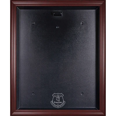 Everton Mahogany Framed Team Logo Jersey Display Case