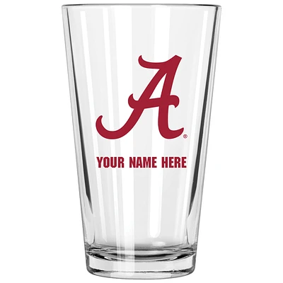 Alabama Crimson Tide 16oz. Personalized Pint Glass