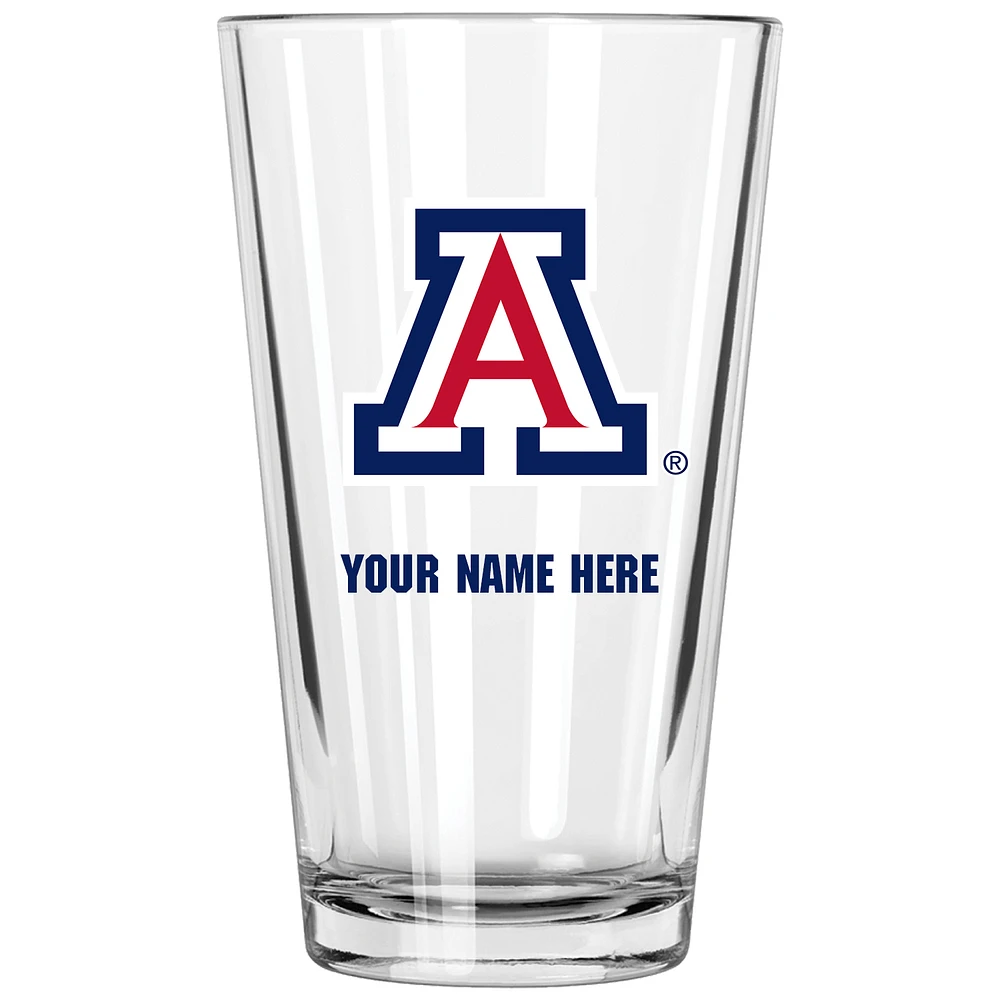 Arizona Wildcats 16oz. Personalized Pint Glass