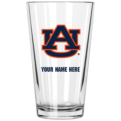 Auburn Tigers 16oz. Personalized Pint Glass