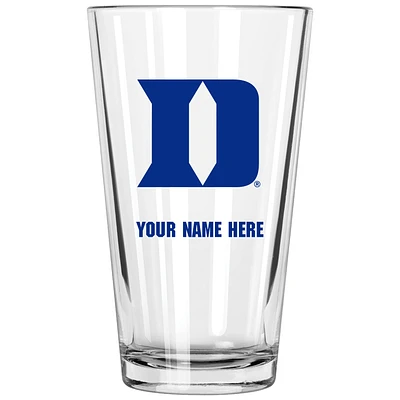 Duke Blue Devils 16oz. Personalized Pint Glass