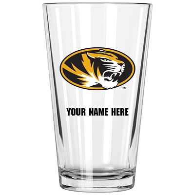 Missouri Tigers 16oz. Personalized Pint Glass