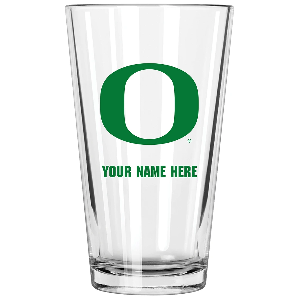 Oregon Ducks 16oz. Personalized Pint Glass