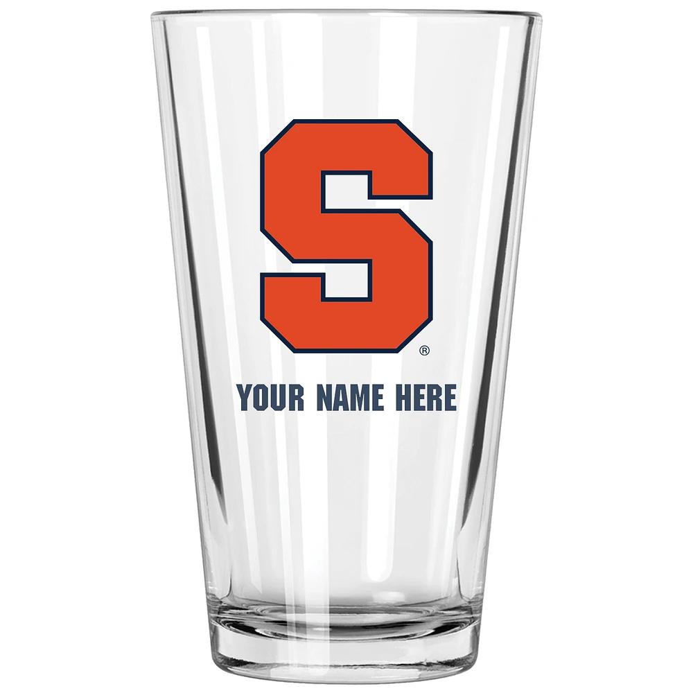 Syracuse Orange 16oz. Personalized Pint Glass