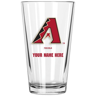 Arizona Diamondbacks 16oz. Personalized Pint Glass