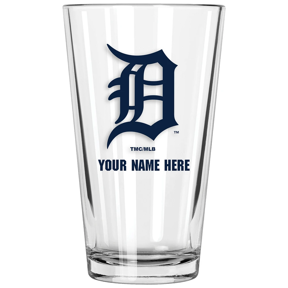 Detroit Tigers 16oz. Personalized Pint Glass