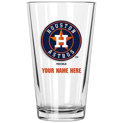 Houston Astros 16oz. Personalized Pint Glass