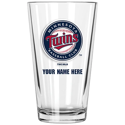 Minnesota Twins 16oz. Personalized Pint Glass