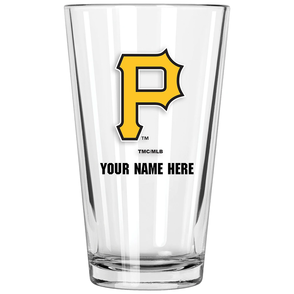 Pittsburgh Pirates 16oz. Personalized Pint Glass