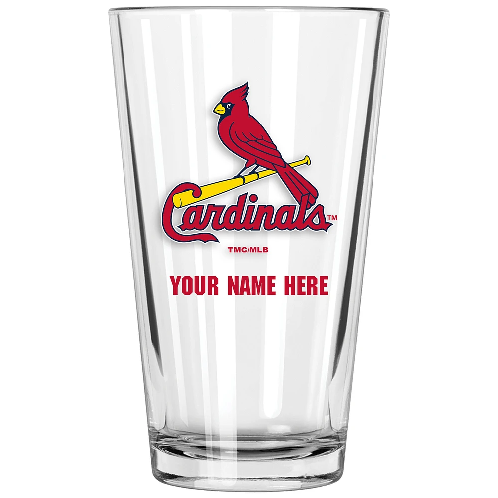 St. Louis Cardinals 16oz. Personalized Pint Glass