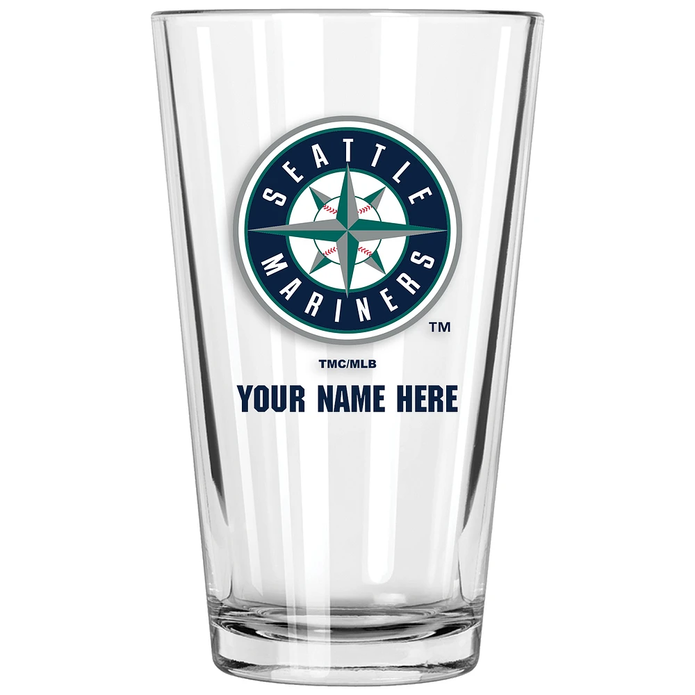 Seattle Mariners 16oz. Personalized Pint Glass