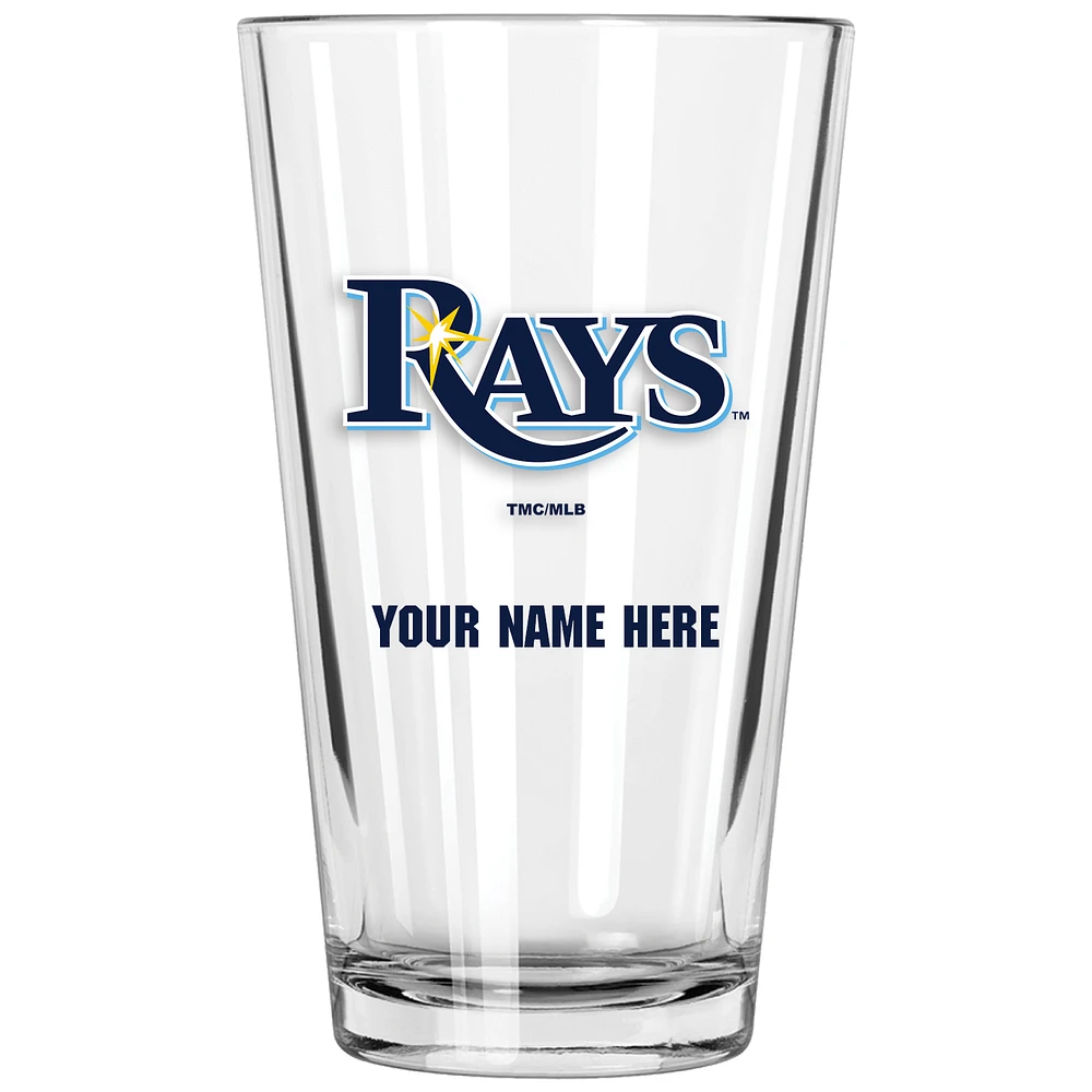 Tampa Bay Rays 16oz. Personalized Pint Glass