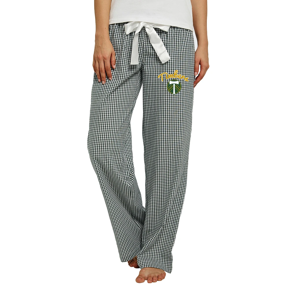 Women's Concepts Sport Green/White Portland Timbers Tradition Woven Pants