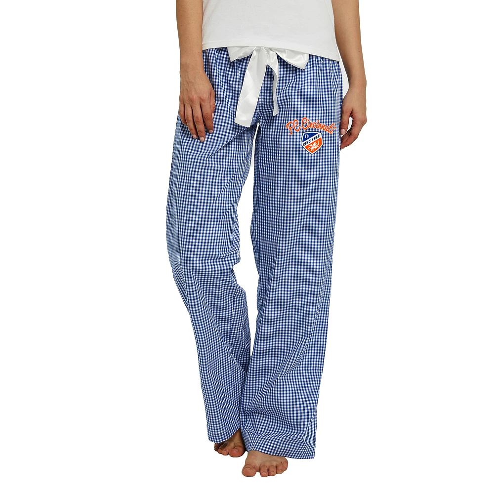 Women's Concepts Sport Blue/White FC Cincinnati Tradition Woven Pants