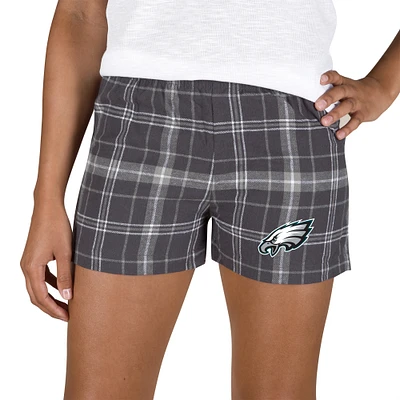 Women's Concepts Sport Gray Philadelphia Eagles Ultimate Flannel Shorts